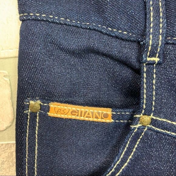 Vintage Gitano Dark Wash Ultra Hi Rise Jean D14 - Picture 3 of 8